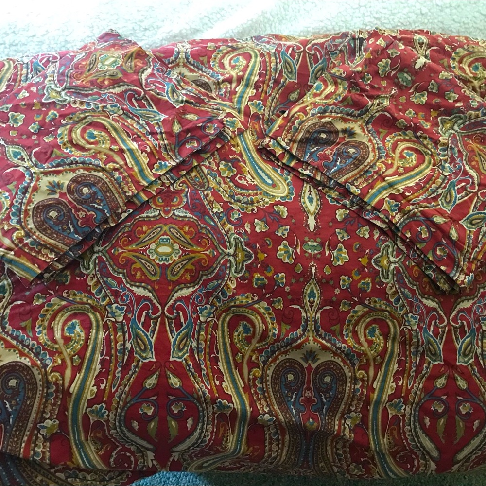 Queen Size Ralph Lauren comforter set